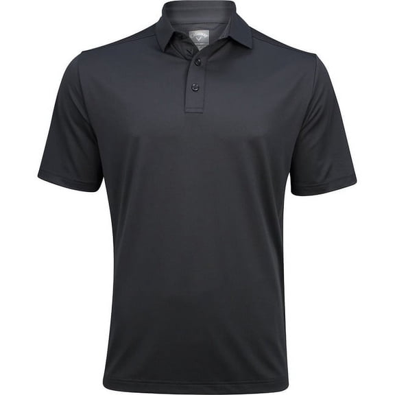 Callaway Golf Prior Generation Essential Micro Hex Solid Polo Asphalt Small