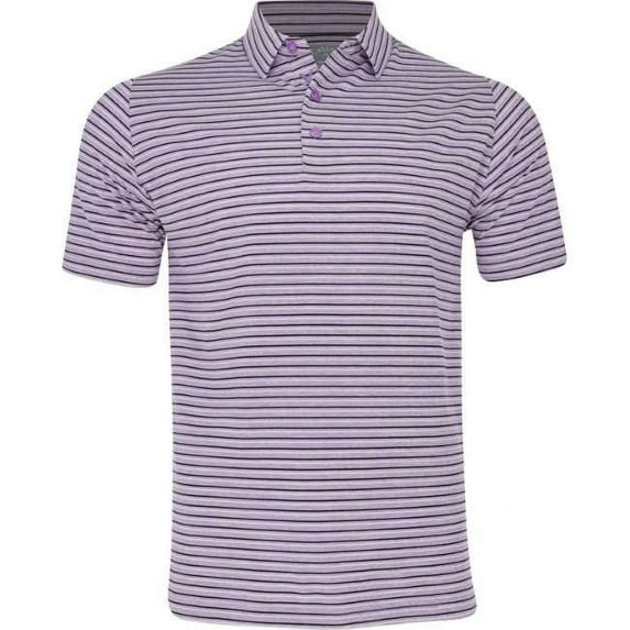 Callaway Golf Soft Touch Stripe Polo Light Fairy Wren Heather Small