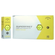 Callaway Superfast 2022 Golf Balls, 15pk Yellow
