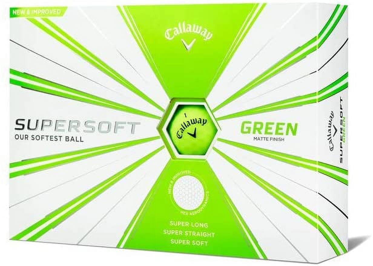 Callaway Golf Supersoft Golf Balls-One Dozen (Green Matte Color) - image 1 of 3