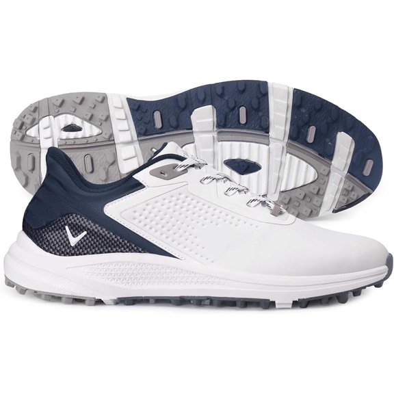 Callaway Golf Swami SL Spikeless Shoes White/Navy Size 13 Wide