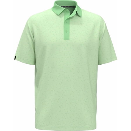 Callaway Golf Trademark Chevron Print Polo Green Ash Extra Large