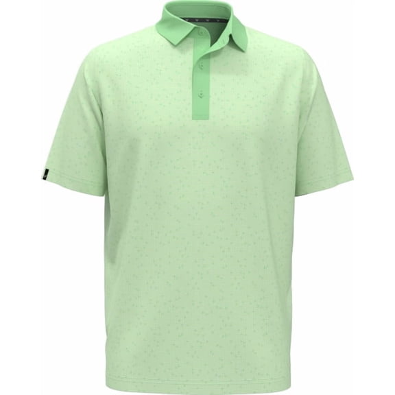 Callaway Golf Trademark Chevron Print Polo Green Ash Small