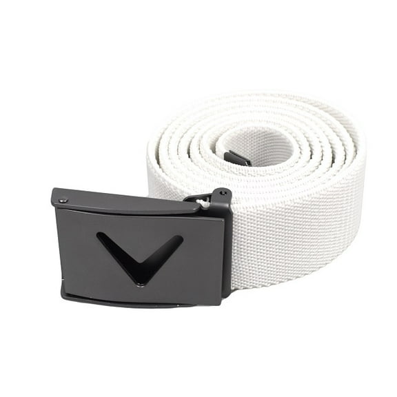 Callaway Golf V-Logo Belt Bright White