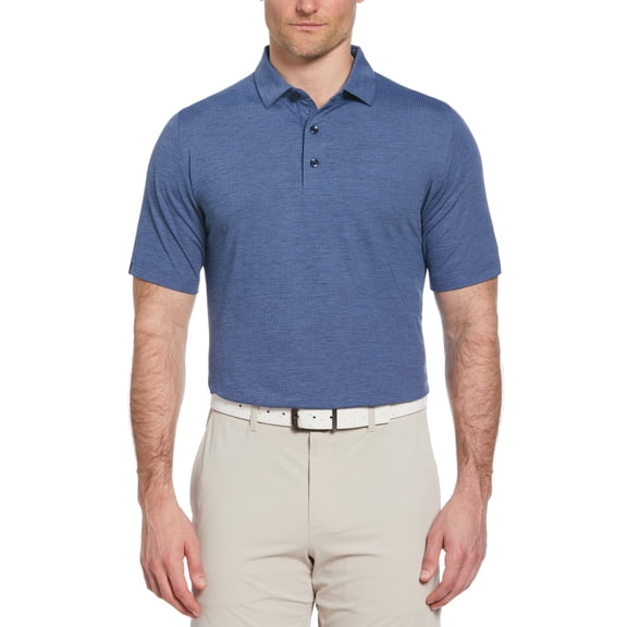 Callaway Ventilated Jacquard Classic Peacoat Shirt Men XL