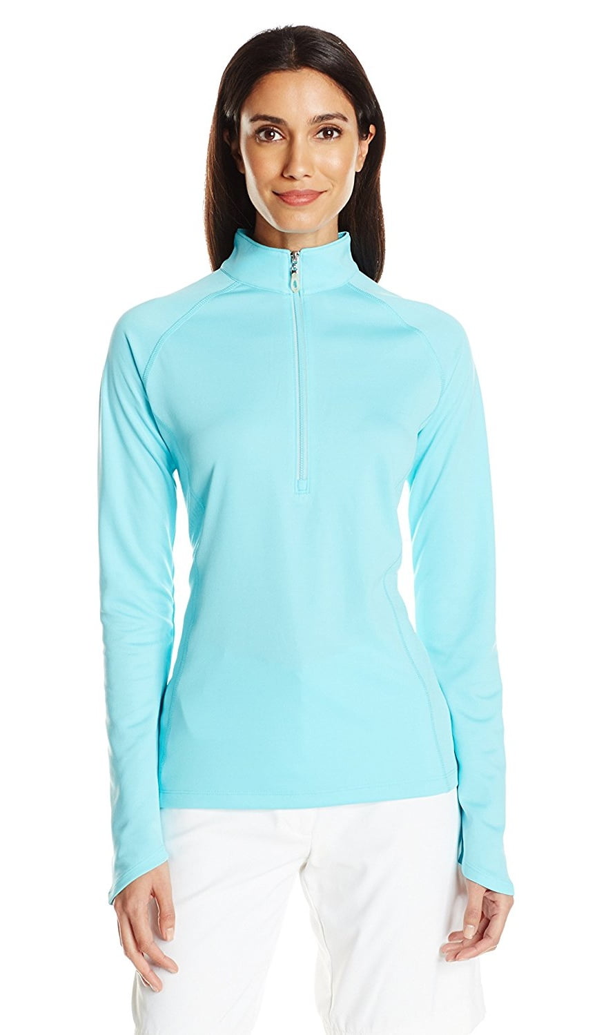 Callaway Golf Women's OptiShield Embossed 1/4 Zip Pullover