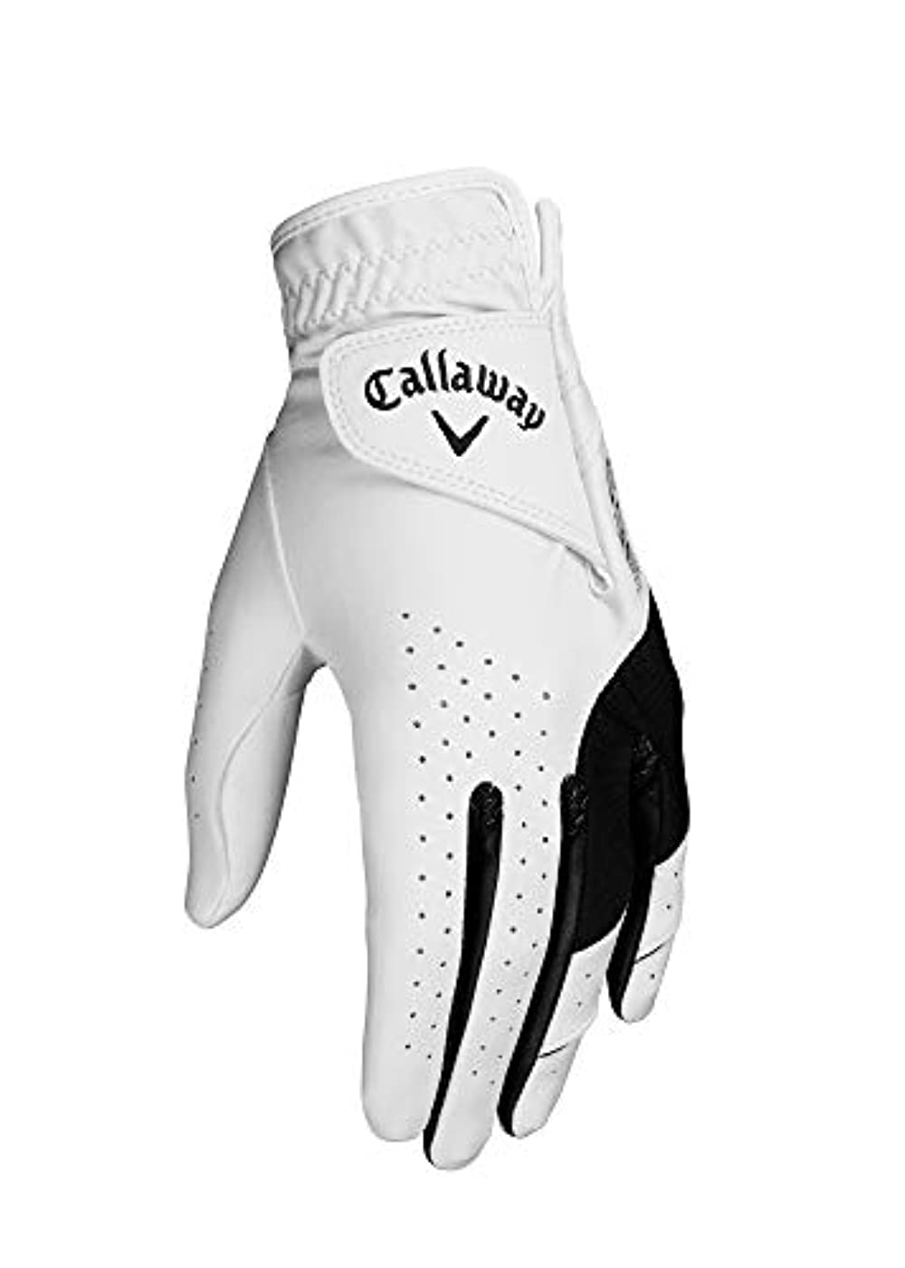 Callaway Golf Women s Weather Spann Premium Japanese Synthetic Golf Glove Small Single White Worn on Left Hand - image 1 of 2