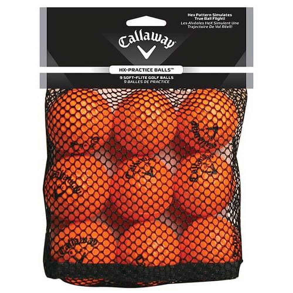 Callaway HX SoftFlight Foam Practice Golf Balls, Orange