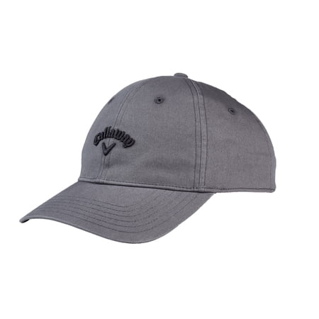 Callaway Heritage Twill Adjustable Golf Hat, Charcoal Grey