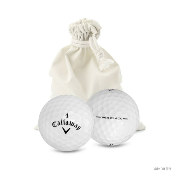 Callaway Hex Black - Quantity 12 in Eco-Friendly Bag (ProfessionallyRecycled)