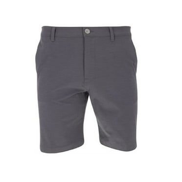 Callaway Horizontal Textured Dark Grey Heather Shorts Men 36w