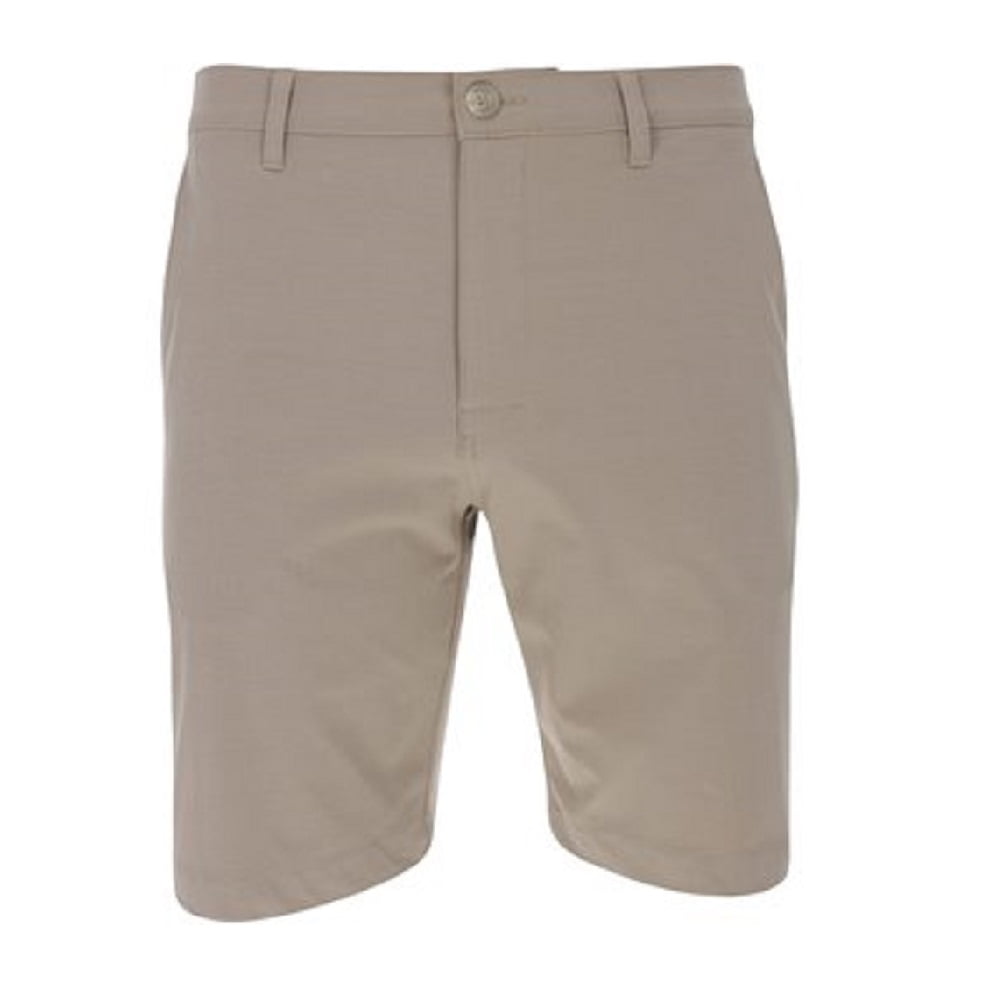Callaway Horizontal Textured Khaki/Heather Shorts Men 34w