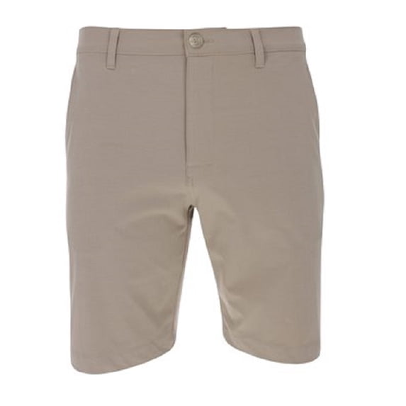 Callaway Golf Men's Everplay Horizontal Textured Shorts, 34" Khaki Heather -