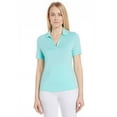 thumbnail image 1 of Callaway Womens Short Sleeve Broken Stripe Polo Shirt Aruba Blue Medium, 1 of 6