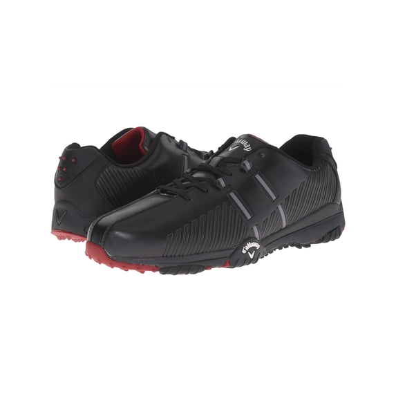 Callaway Men's Chev Comfort Golf Shoe, 8 Wide Black -