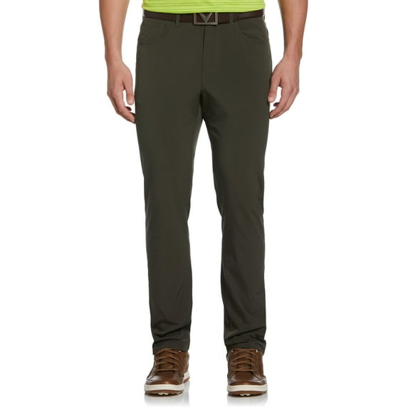 Callaway Men's EverPlay 5-Pocket Golf Pants (Dk Lichen Htr, 38W x 30L)