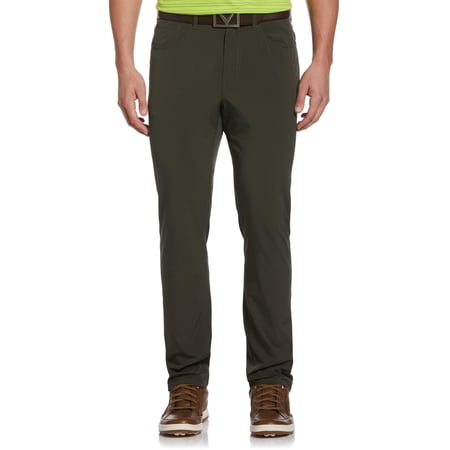 Callaway Men's EverPlay 5-Pocket Golf Pants (Dk Lichen Htr, 38W x 34L)