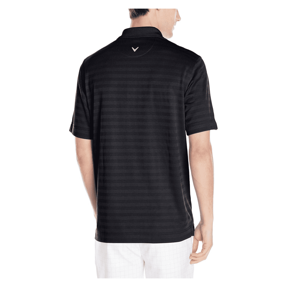 Callaway Men's Solid Micro Hex Performance Golf Polo Shirt