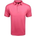thumbnail image 1 of Callaway Men's Micro Hex Golf Performance Polo Shirt with Sun Protection, Solid Stretch Fabric, 1 of 4