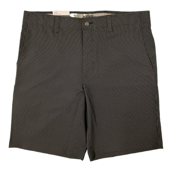 Callaway Men's Opti-Dry Active Waistband Flat Front Performance Shorts (Caviar, 40)