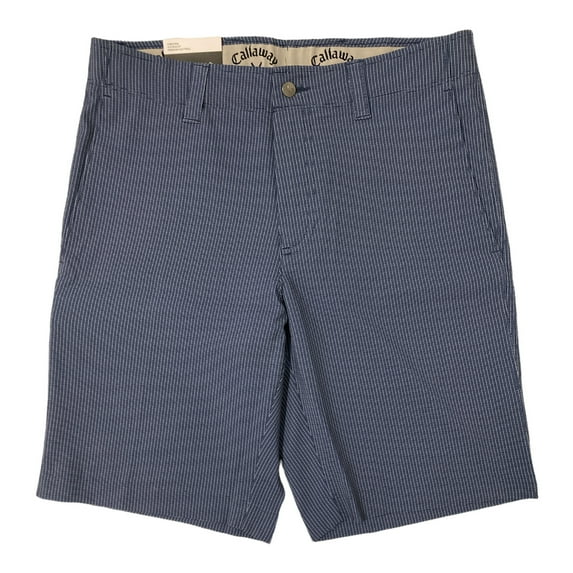 Callaway Men's Opti-Dry Active Waistband Flat Front Performance Shorts (Peacoat, 30)