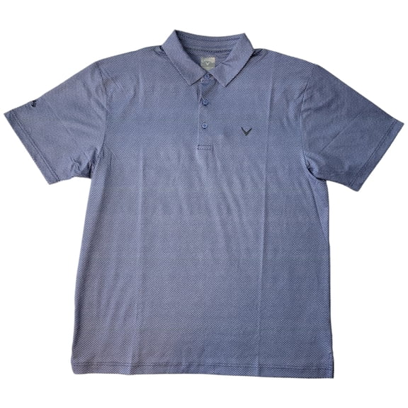 Callaway Men's Performance Short Sleeve Moisture-Wicking Golf Polo (Chambray, S)
