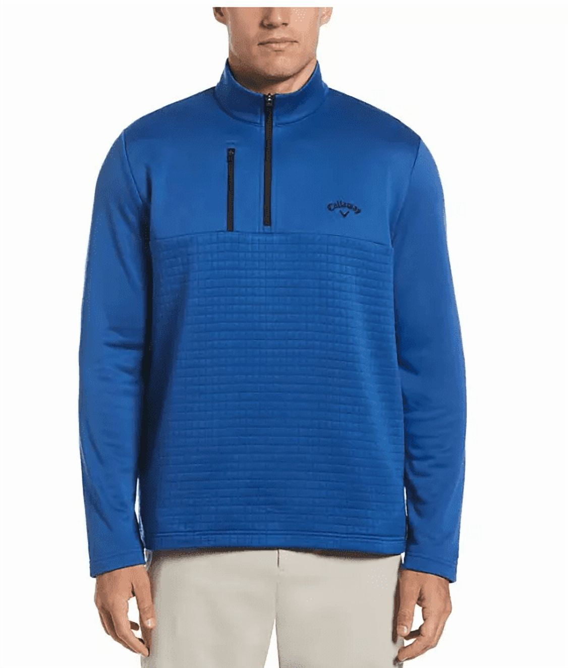 Callaway Men's Quarter Zip Pullover Galaxy Blue XL - Walmart.com