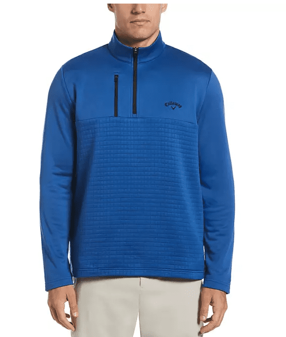 Men's Quarter Zip Pullover Galaxy Blue XL