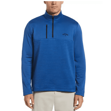 Callaway Men's Quarter Zip Pullover Galaxy Blue XL