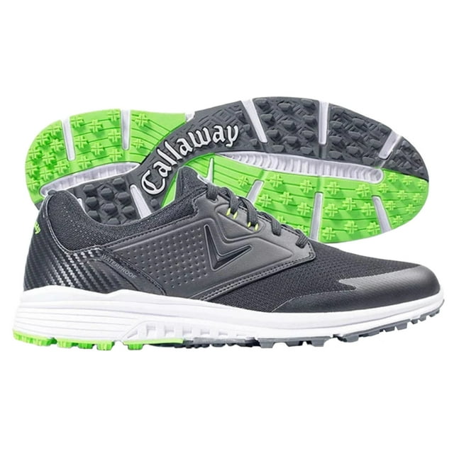 Callaway Men's Solana SL Golf Shoes - Black/Lime - 9.5 - Medium