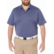 Callaway Mens Swing Tech Short Sleeve Golf Polo Shirt Peacock Heather, Large