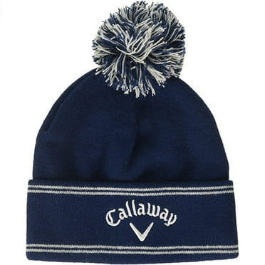 Callaway Mens Classic Beanie - Navy/Silver