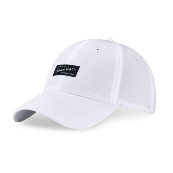 Callaway Mens Relaxed Retro Adj Golf Hat 2024 - White/Black