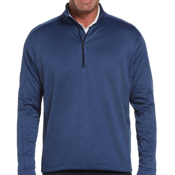 Callaway Midweight Waffle Kni Dark Moody Blue Heather Outerwear Men S