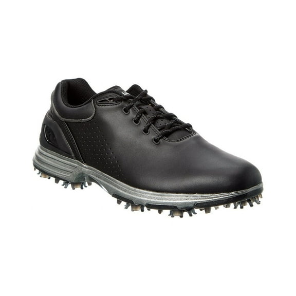 Callaway Newport Leather Golf Shoe, 9.5, Black
