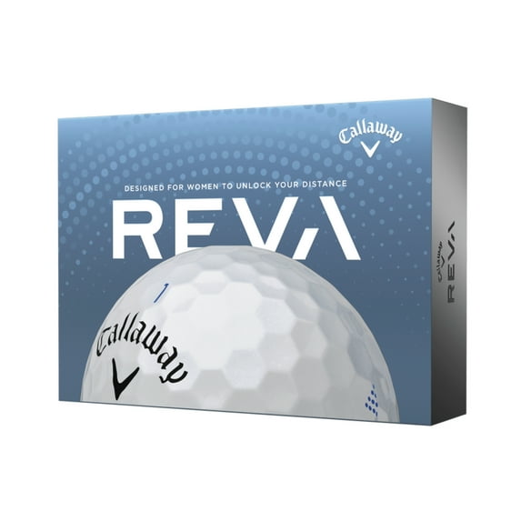 Callaway REVA Golf Balls, Pearl, 12 Count