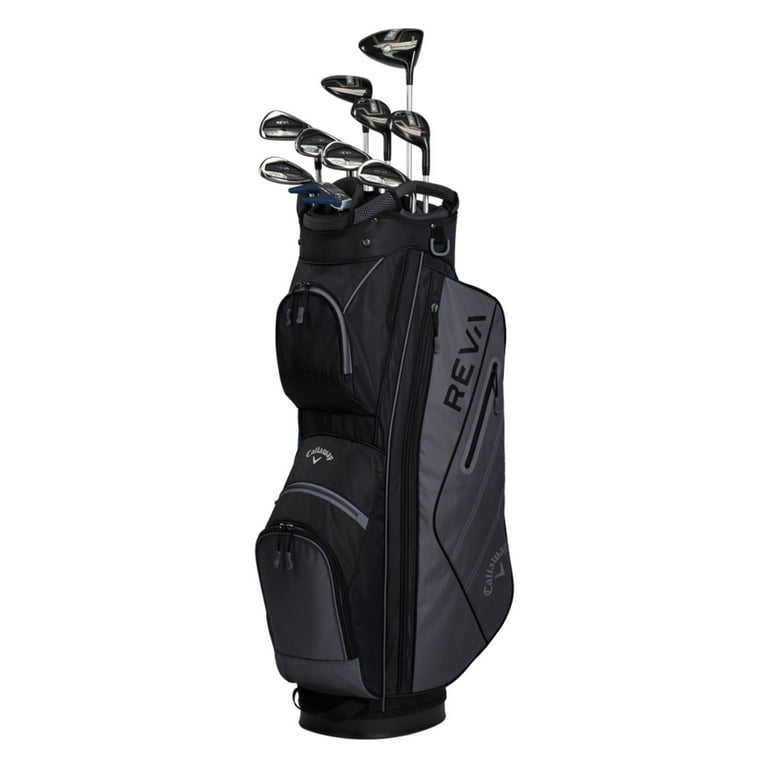 Callaway REVA ゴルフバッグ 黒 Callaway Womens Reva 9 Piece Complete Golf Set Caddy Bag