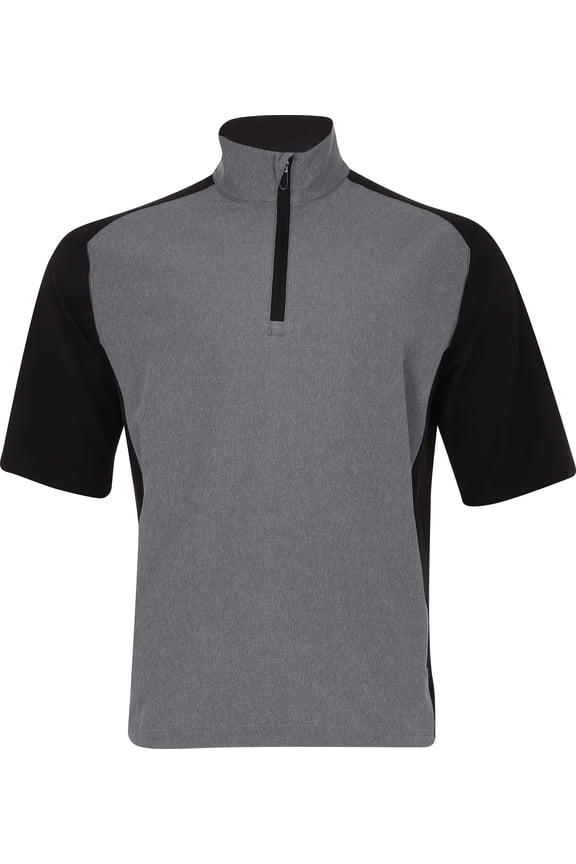 SS 1/2 Zip Wind And Water Shirt Medium Grey Heather Outerwear Men XL