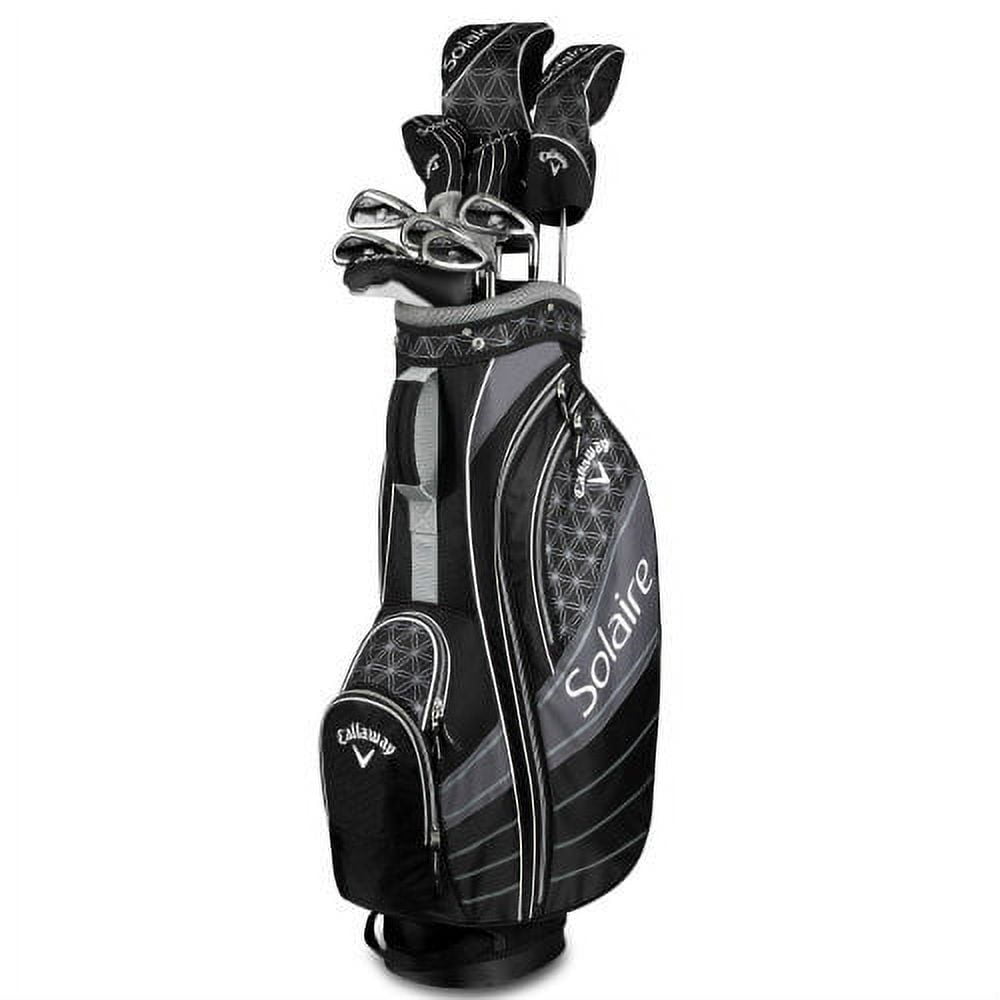 Callaway Solaire ブラックゴルフバッグ Callaway Solaire Women's 11-Piece Golf Complete Set, Black