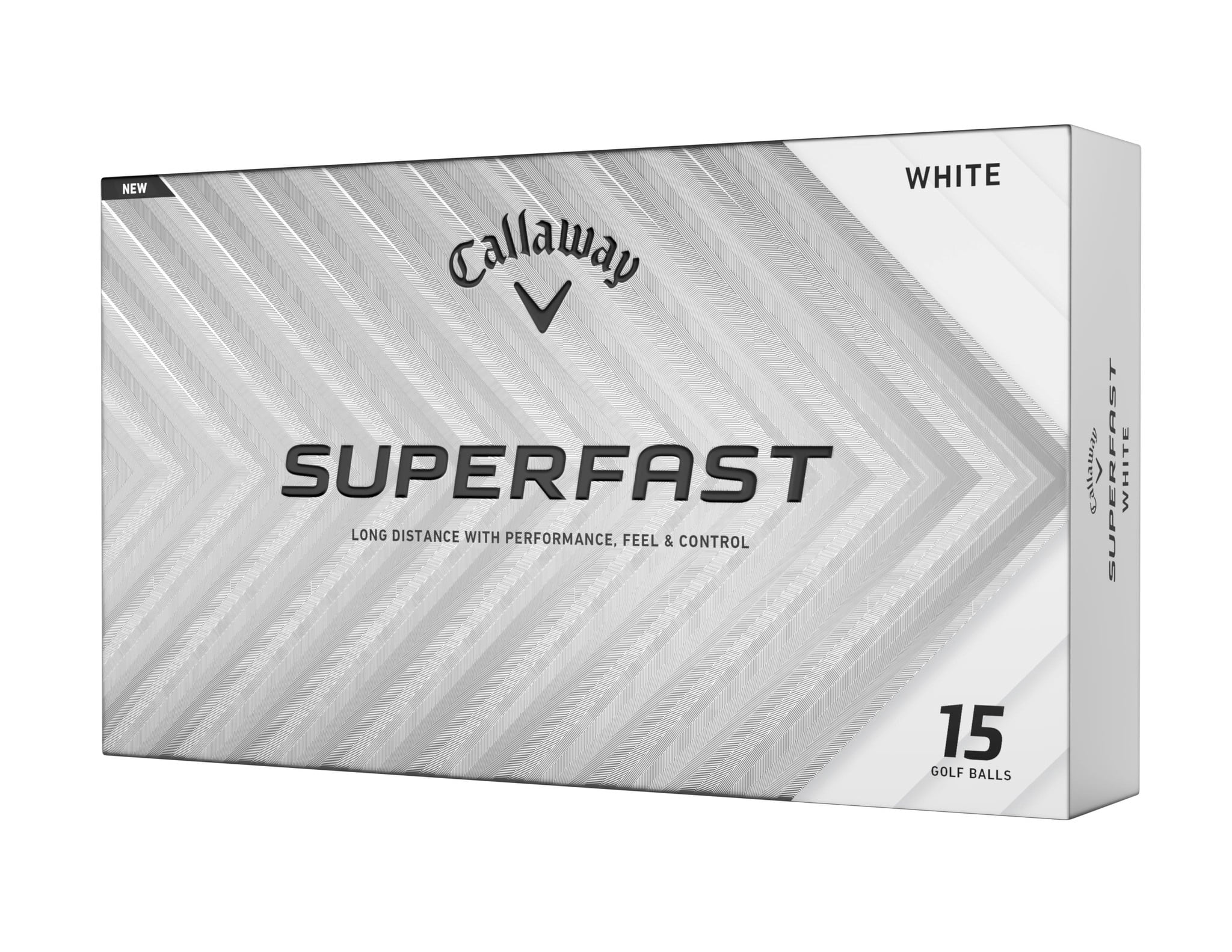Callaway Superfast 2025 Golf Balls 15pk, White