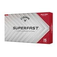 thumbnail image 1 of Callaway Superfast 2025 Golf Balls 15pk, Bold Red, 1 of 5
