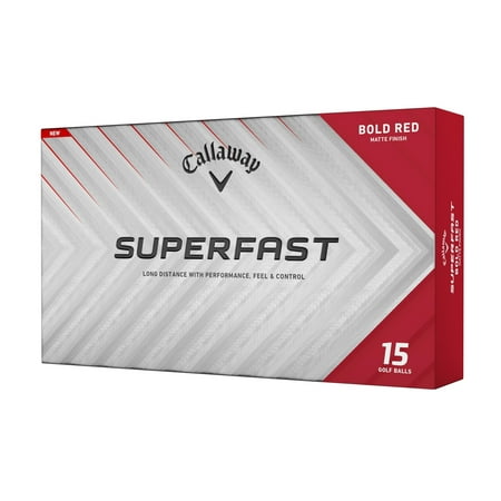 Callaway Superfast Bold Red 15-Pack Golf Balls
