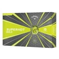 Callaway Superhot Golf Balls, Matte Yellow, 15 Pack