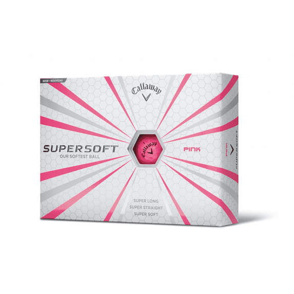 Callaway Supersoft Golf Balls, Pink