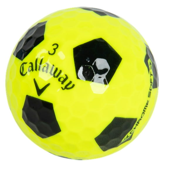 Callaway Truvis Soccer Ball (Yellow/Black) - 1 Dozen