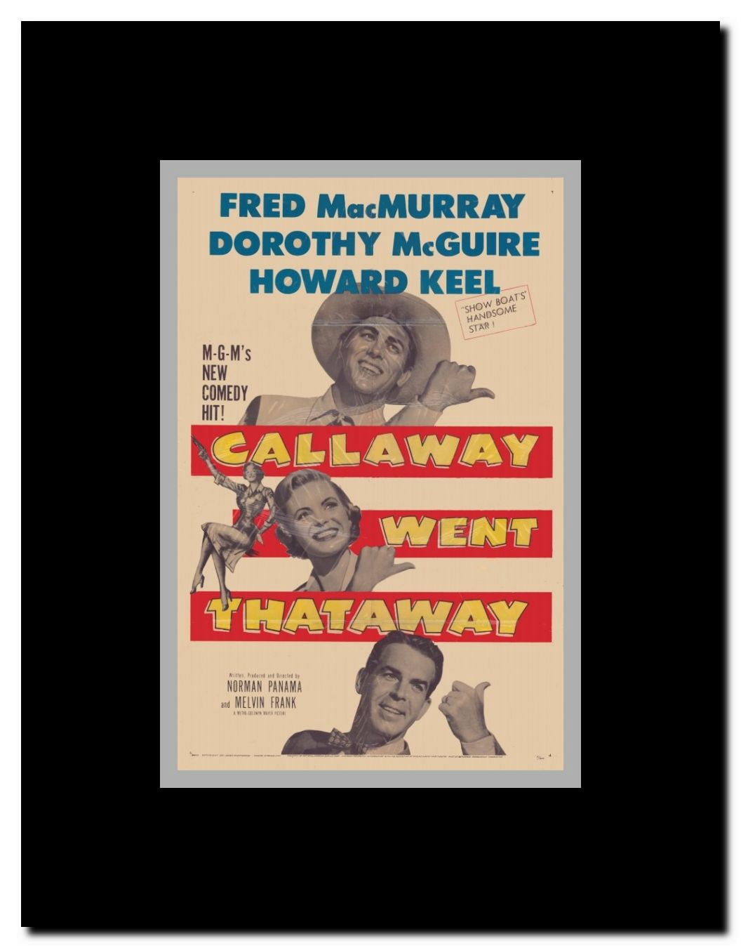 Callaway Went That-Away Framed Movie Poster