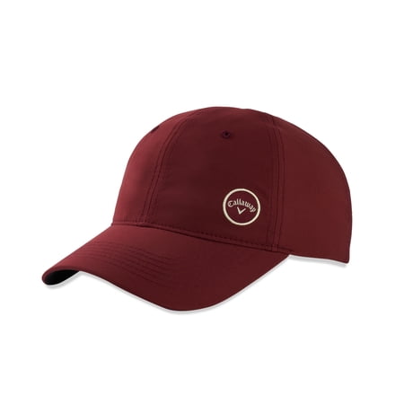 Callaway Womens High Tail Hat Adjustable Golf Cap - Dark Red - New 2022