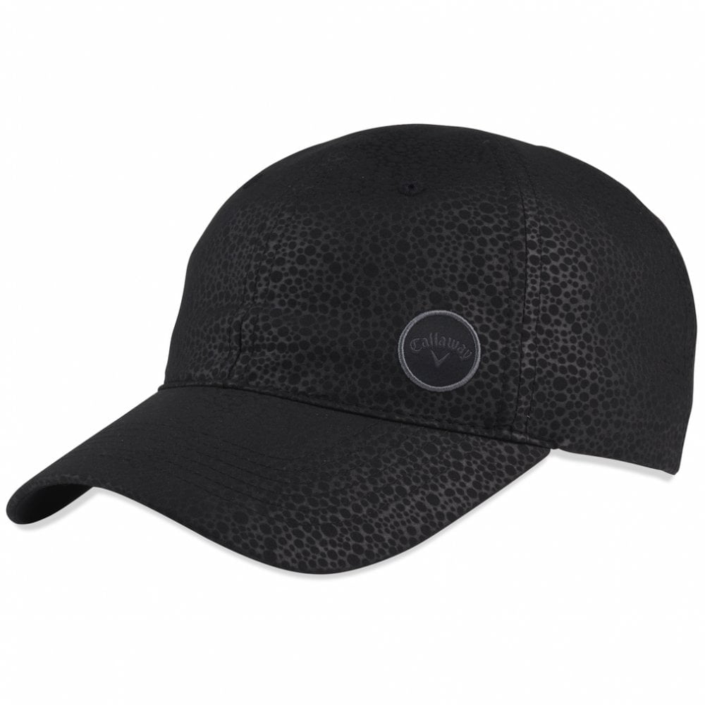 Callaway Womens High Tail Hat Black Metallic Micro 2023
