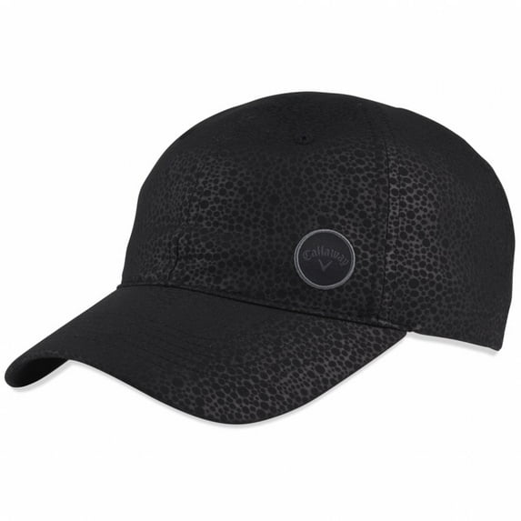Callaway Womens High Tail Hat - Black Metallic Micro - 2023