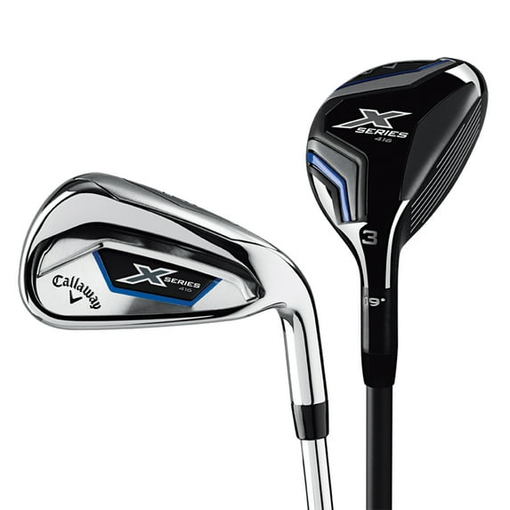 Callaway X Series 416 Irons Set 4h+5H-6-PW+AW (Steel, UNIFLEX) Golf NEW